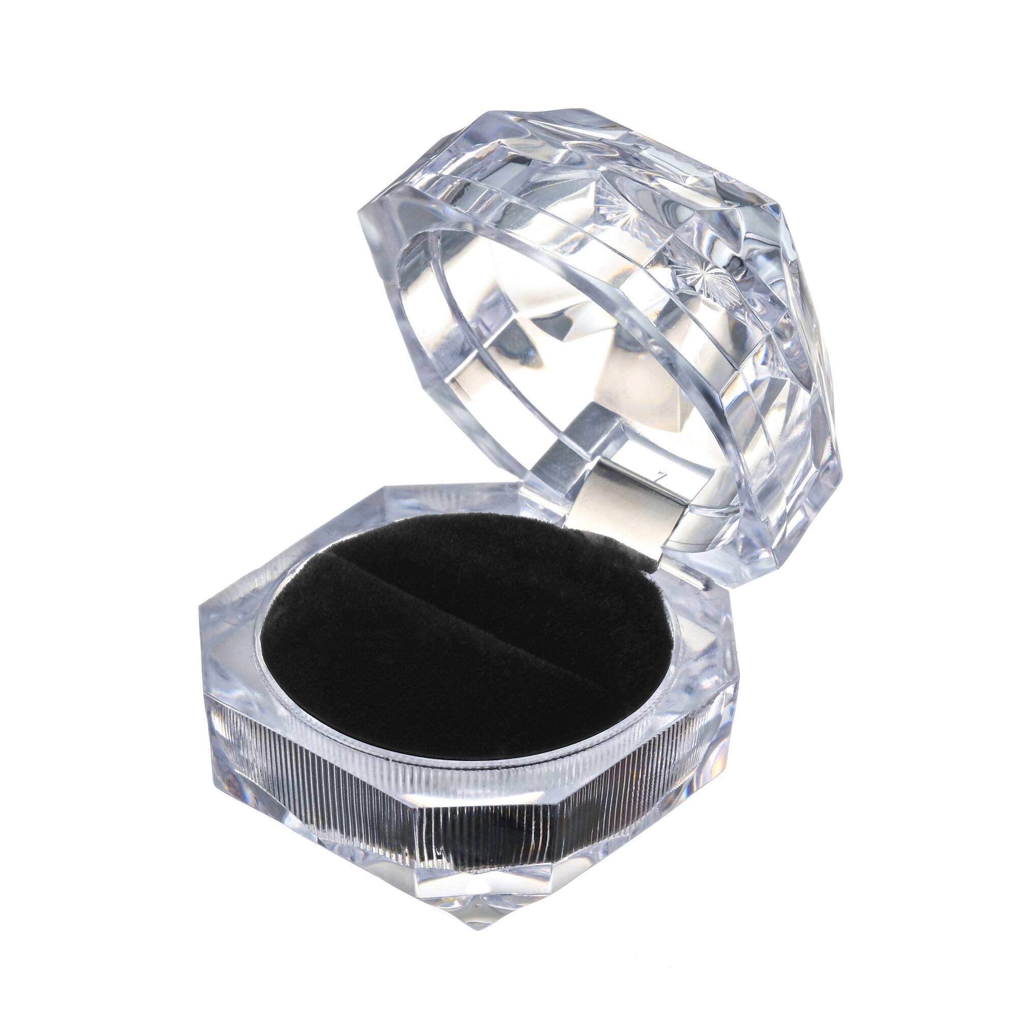 Clear Acrylic Ring Box by Bead Landing™